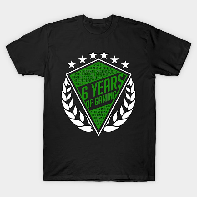 6th Year Anniversary (GREEN) T-Shirt by xAOxGaming